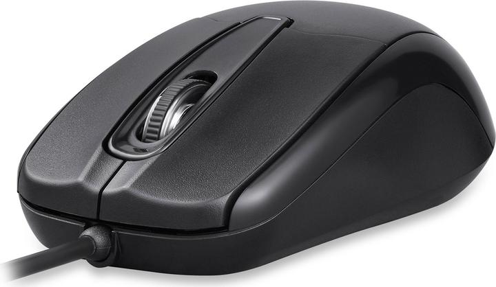 Actual product image Perixx PERIMICE-209 C Black Mouse Wired Optical Black 3 buttons 1000 (Cable)