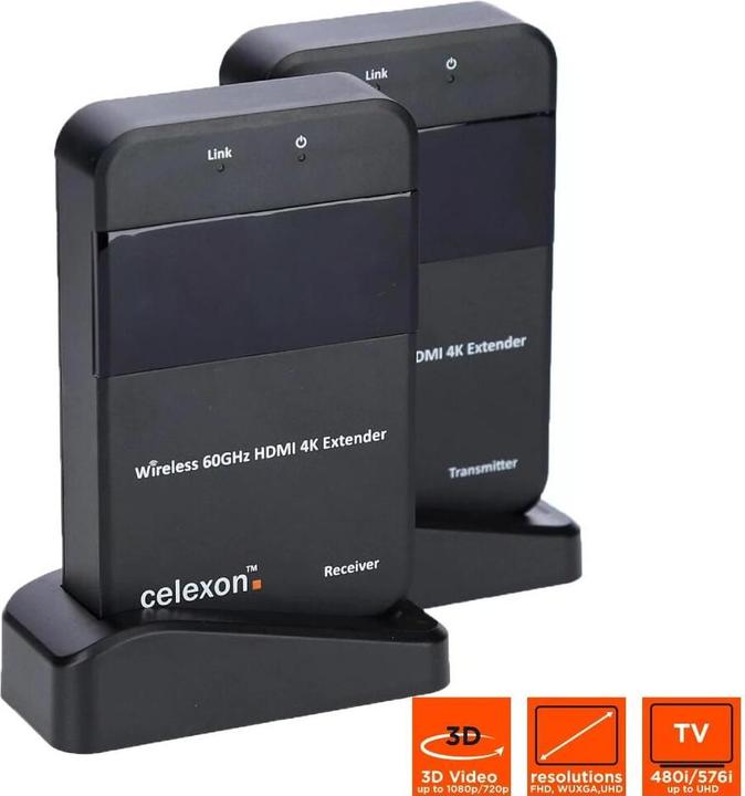 Productafbeelding Celexon Expert HDMI draadloze set WHD30M (30 m, HDMI 1.4a, HDMI 1)