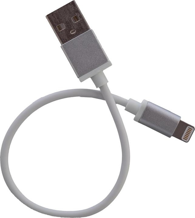 Image du produit Peter Jäckel MFI Lightning to USB Cable 20cm weiss (0.20 m)