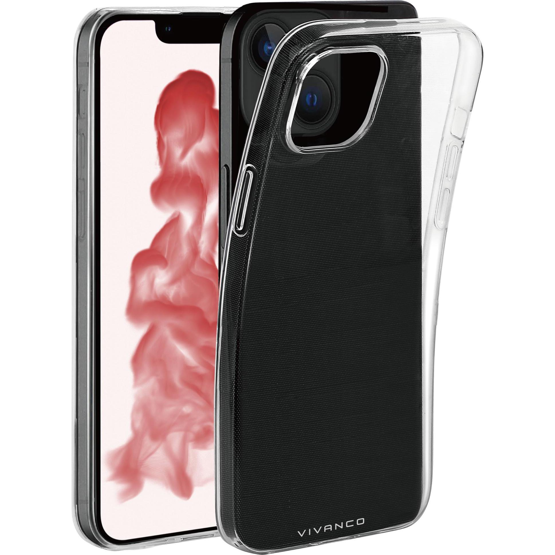Vivanco Super Slim mobile phone case (6.7") Cover Transparent (Apple iPhone 14 Plus), Smartphone Hülle, Transparent