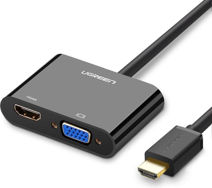 Ugreen HDMI to HDMI / VGA Adapter with Audio (HDMI, 3 cm)