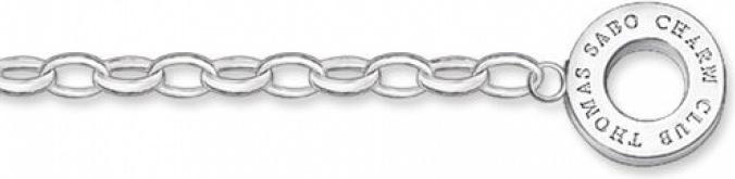 Thomas Sabo Charm Foot Chain Classic (Silver, 26 cm)