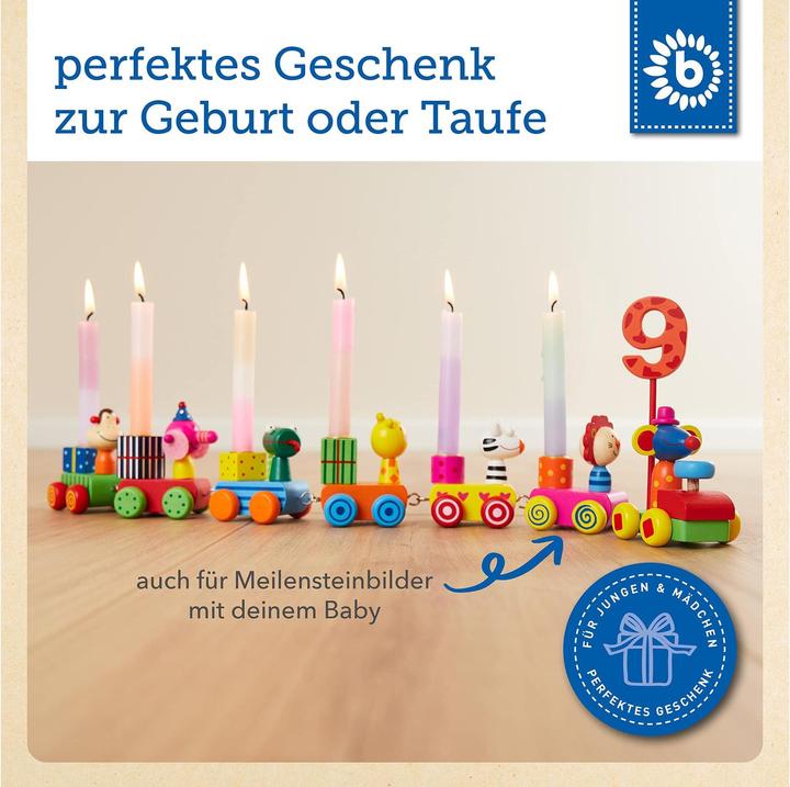 Produktbild Bieco Schiebespielzeug Geburtstagszug