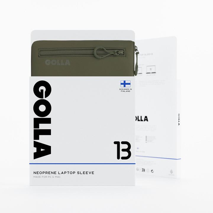 Actual product image Golla Laptop sleeve 13 inch, green (13", Universal)
