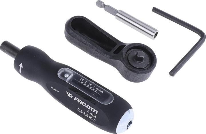 Actual product image Facom Setting Torque Screwdriver 0,5 to 2,5NM (1/4", 0.50 Nm, 250 Nm)