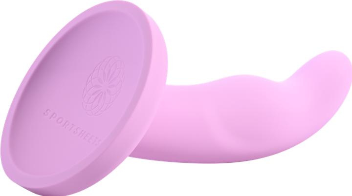 Actual product image Sportsheets Merge Collection - Lazre - 6" Solid Silicone G-Spot Dildo