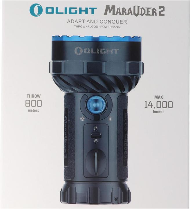 Actual product image Olight Marauder 2, Leuchtweite bis zu 800 Meter
