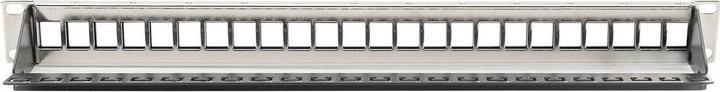 Immagine prodotto Digitus Patch Panel modulare schermato 24 porte Blank 1U Rack Mount colore Nero trasparente campi logo