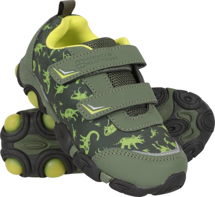 Actual product image Mountain Warehouse Childrens/Kids Zap Turtle Light Up Trainers (24)