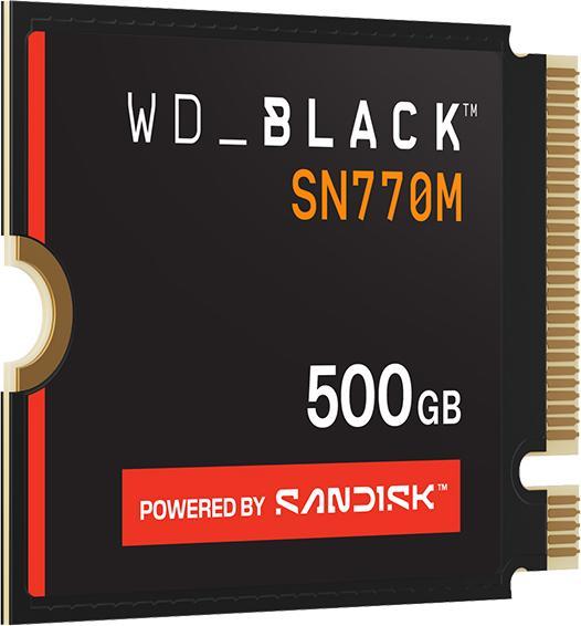 Actual product image WD Black SN770M powered by SANDISK (500 GB, M.2 2230)