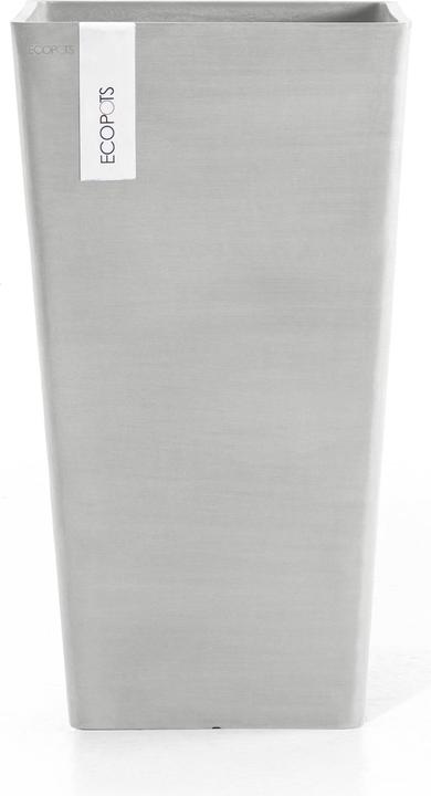 Ecopots Rotterdam Mid High 56 Blumentopf - L 31 cm x B 31 cm x H 56,5 cm - Innen- und Aussenbereich (31 cm)