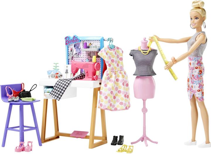 Image du produit Barbie Créatrice de mode avec studio de couture