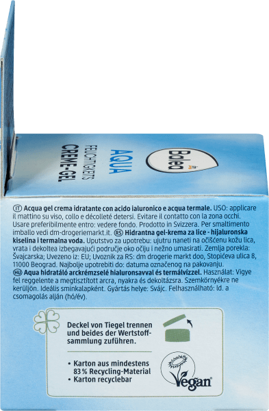 Actual product image dm Balea Face Cream Gel Aqua (50 ml, Day cream)