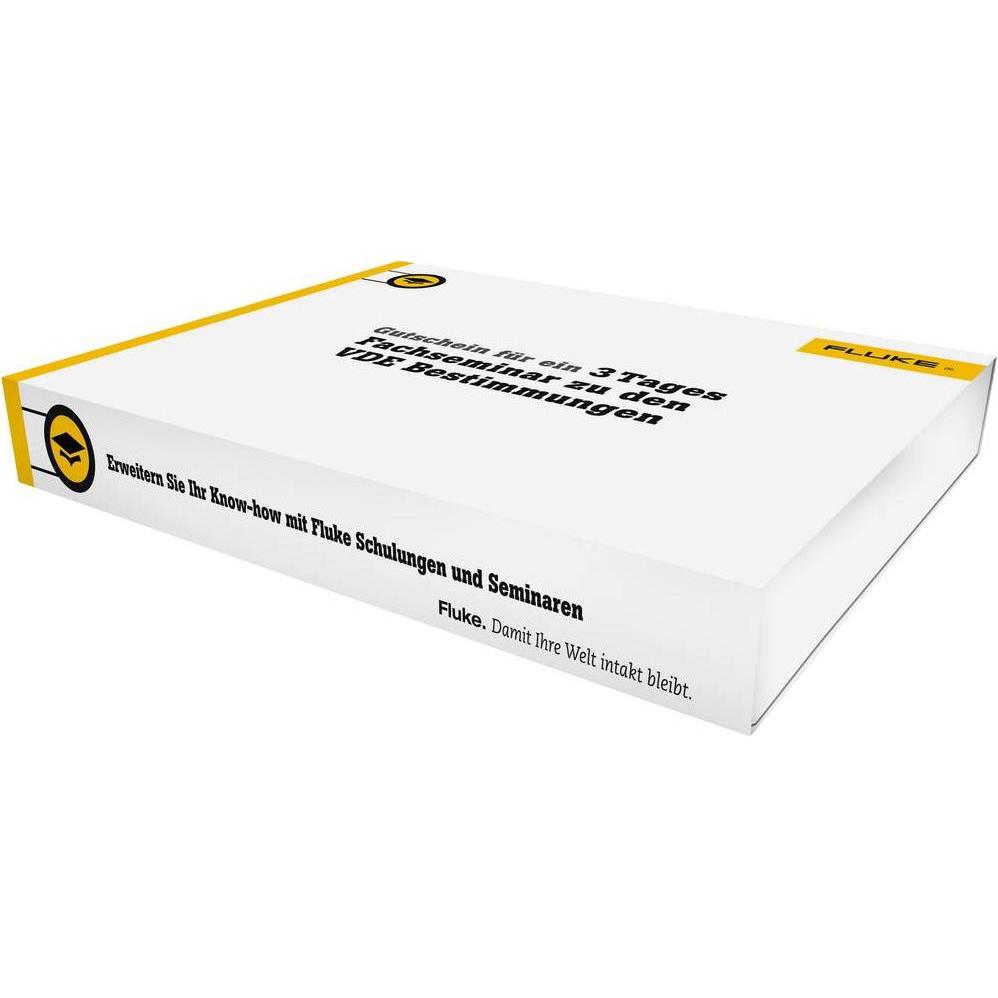 Fluke Seminario tecnico VDE di 3 giorni (Puntale), Misurazione, Bianco, Giallo