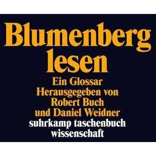 Thumbnail - Blumenberg lesen, Fachbücher von Daniel Weidner, Robert Buch
