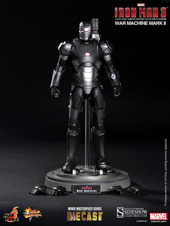 Actual product image Hot Toys Iron Man 3 MMS Diecast War Machine Mark II