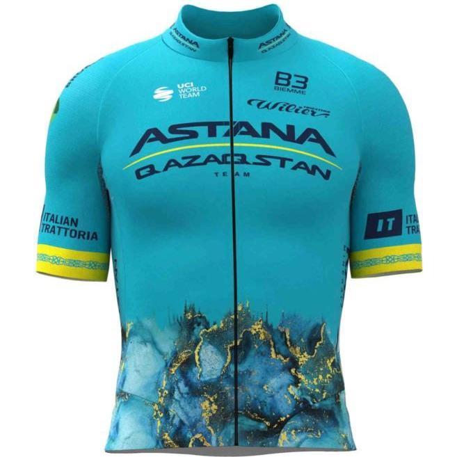 Biemme, Uomini, Maglia ciclismo, ASTANA XXL T-shirt (XXL), Multicolore, XXL
