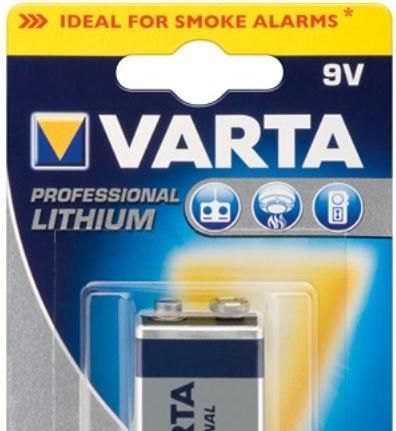 Produktbild Varta ULTRA Lithium (1 Stk., 9V Block, 1200 mAh)