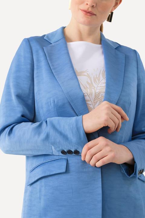 Produktbild Ulla Popken Blazer, Struktur, Reverskragen, Knopfverschluss (50)