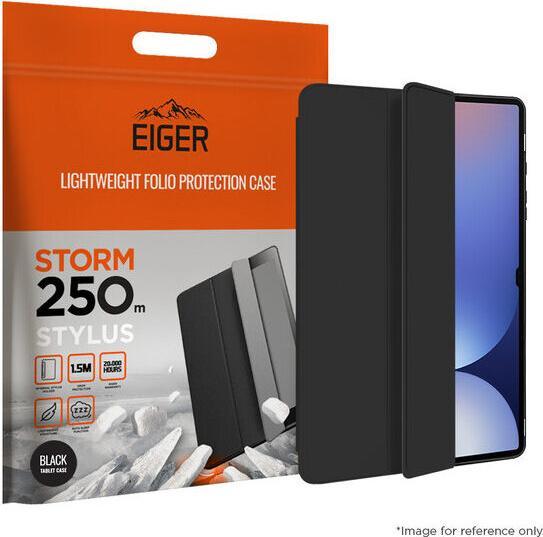 Immagine prodotto Eiger Folio-Case mit Stylus-Halterung schwarz Storm 250m Stylus Case Black (Samsung Galaxy Tab S10 FE+)