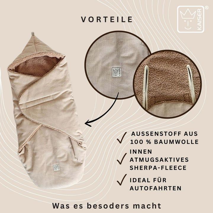 Immagine prodotto Kaiser CALLIE CORD Einschlagdecke (80 x 40 cm)