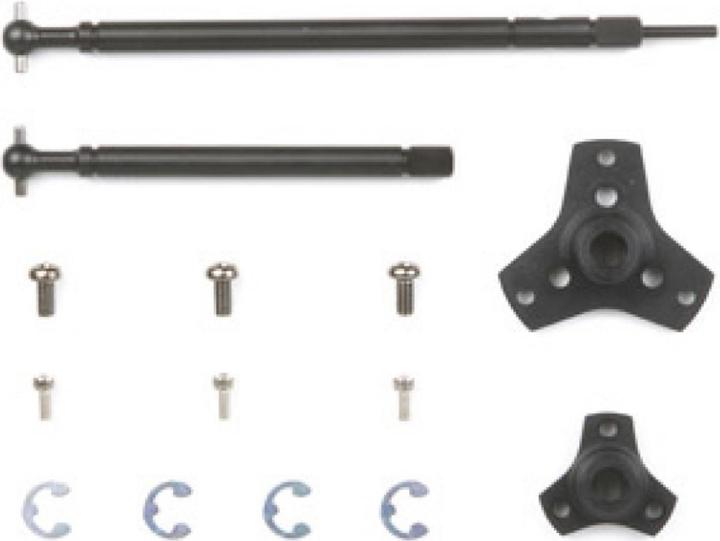 Actual product image Tamiya CR01 Rein.D Shaft+Diff Lock