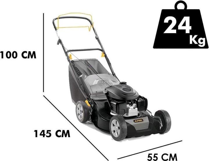 Produktbild Alpina Garden Benzin Rasenmäher ALPINA AL4 46 SH mit HONDA Motor und Radantrieb (Benzinbetrieb)