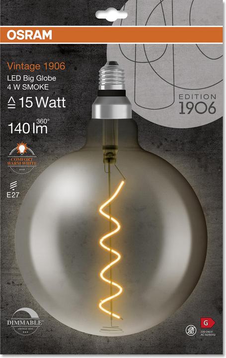 Image du produit Osram Vintage 1906 (E27, 5 W, 110 lm, 1 x, G)