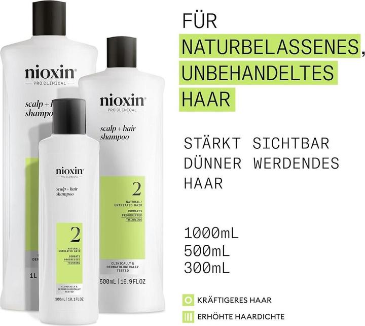 Immagine prodotto Nioxin Cuoio capelluto + capelli (300 ml, Shampoo liquido)