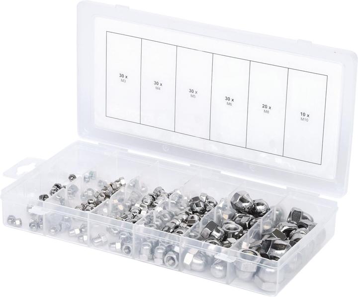 Image du produit KS Tools Assortiment d'écrous en acier inoxydable