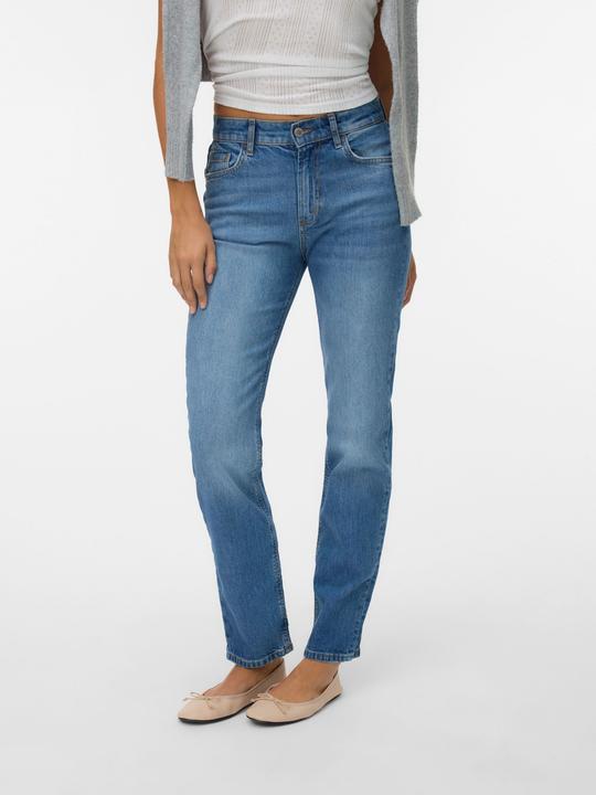 Actual product image Vero Moda VMELIA Hohe Taille Gerade geschnitten Jeans Straight-Fit (W28/L32)