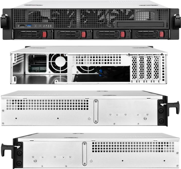 Immagine prodotto Silverstone RM21-304 - montaggio a rack - 2U - micro ATX - senza alimentazione (ATX / PS/2)