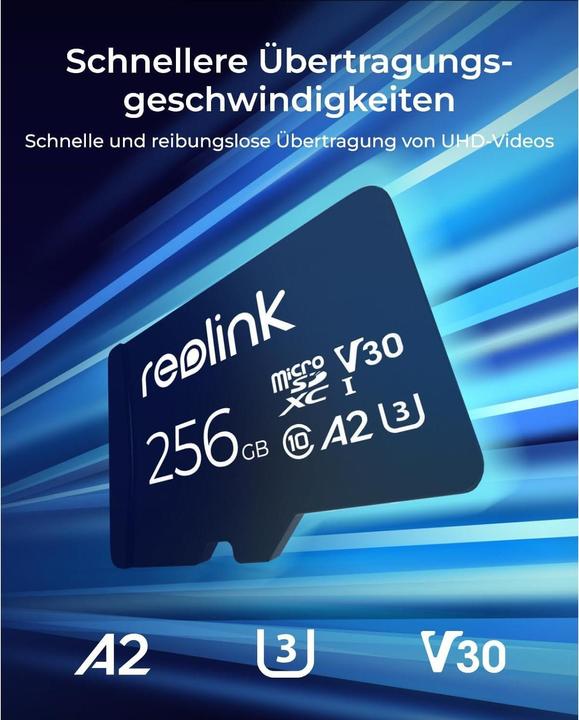 Image du produit Reolink MicroSD (256 Go, microSD, U3)