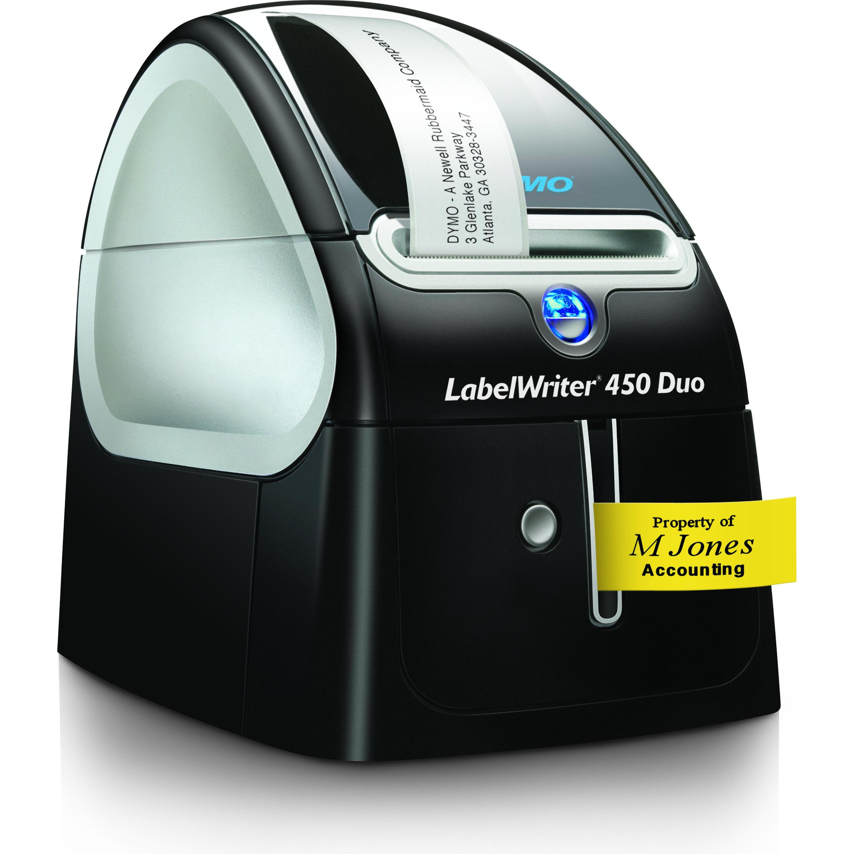 Dymo Labelwriter 450 Duo (180000 dpi), Etikettendrucker, Schwarz, Silber