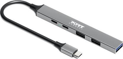 Image du produit Port Designs HUB USB 5 PORTS 3A + 1C + PD (USB-C, 5 ports)