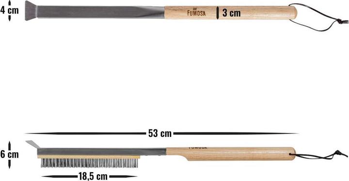 Image du produit Fumosa Pizzaofenbürste mit Schaber