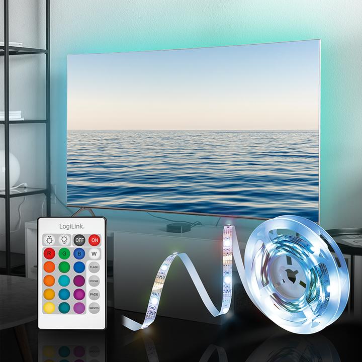 Image du produit LogiLink Bande LED (RGB, 300 cm, Intérieur)