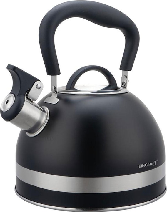Actual product image Kinghoff Wasserkessel, matt-schwarz, 1,8 l (1.80 l)