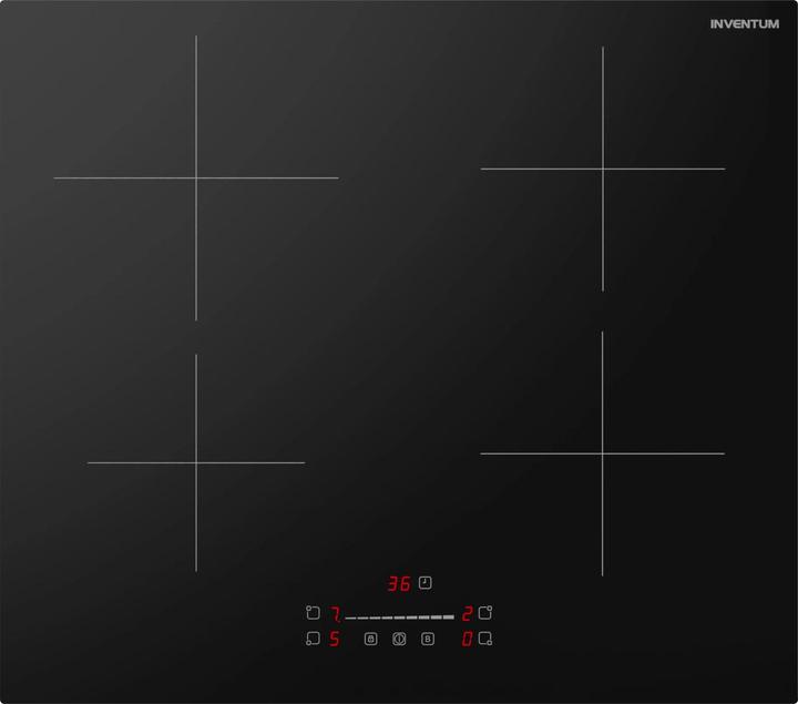 Inventum IKI6008 - Inbouw inductie kookplaat - Zwart (59 cm, Induction hob)
