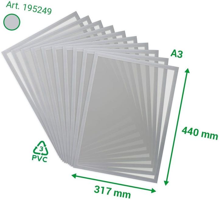 Image du produit Tarifold Panneau magnétique Magneto Solo Pro 195249 A3 gr 10 pcs/paquet