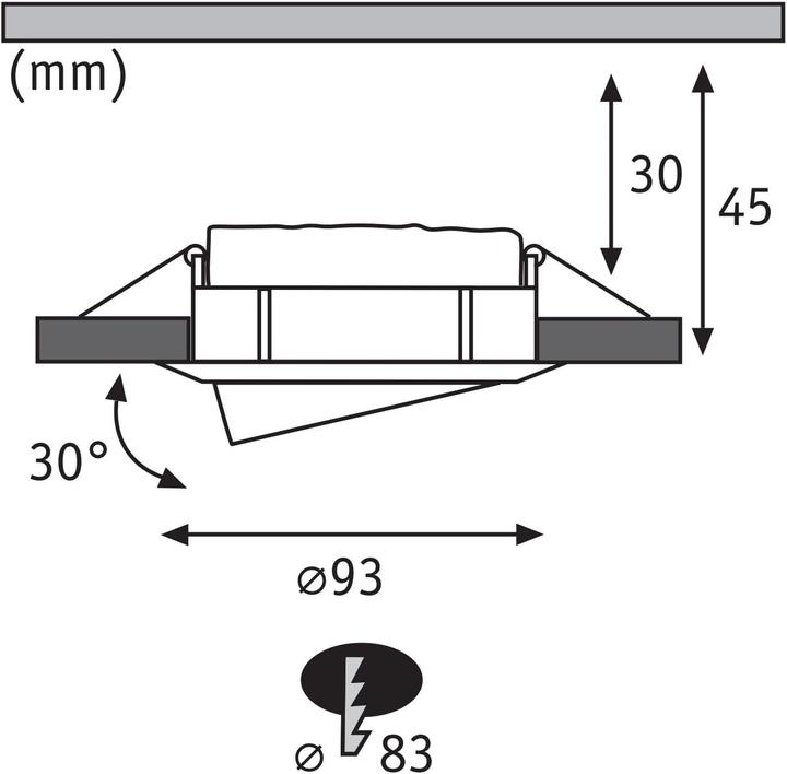 Produktbild Paulmann Einbauleuchte Nova Plus Set (425 lm)
