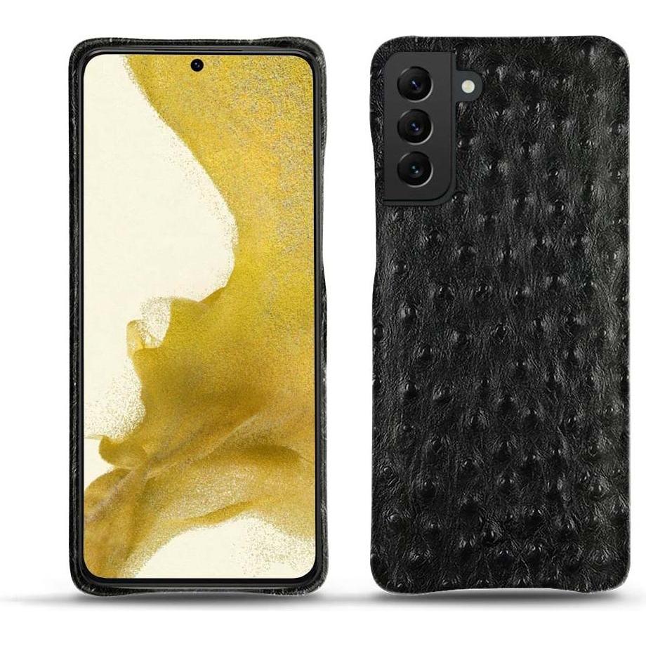 Noreve Lederschutzhülle (Samsung Galaxy S22), Smartphone Hülle, Schwarz