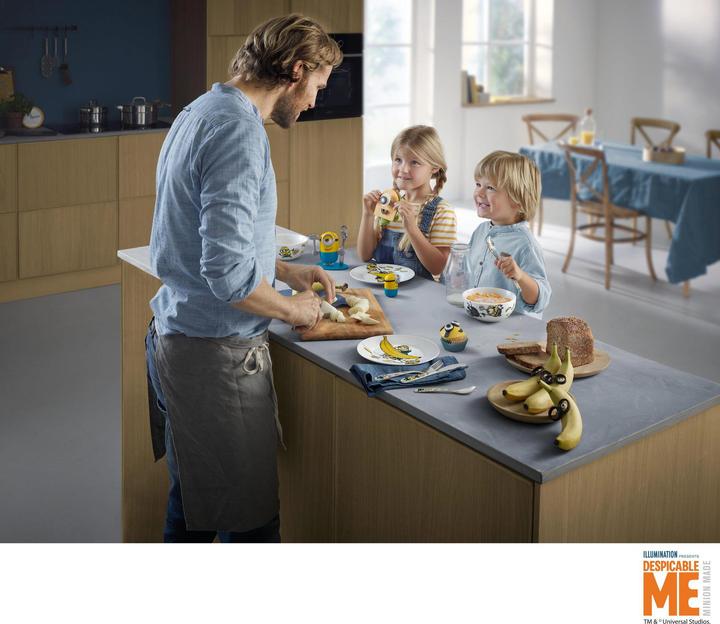 Actual product image WMF Children's cutlery 4 pieces MINIONS