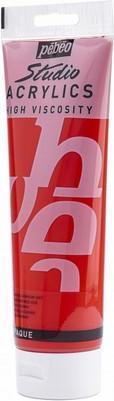 Produktbild Pebeo Studio Acrylics feine Acrylfarben (Kadmiumrot Imit., 250 ml)