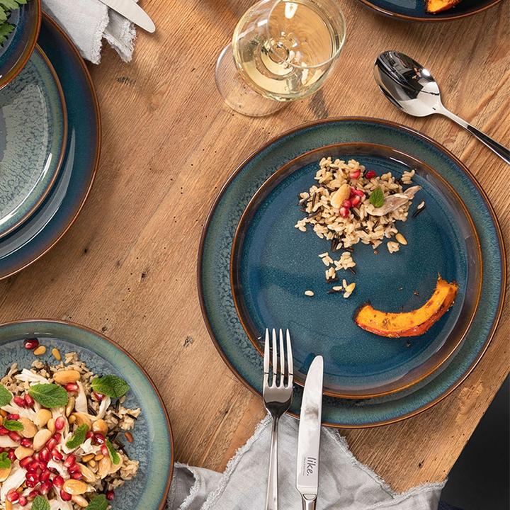 Produktbild Villeroy & Boch Multipack Crafted Denim Tiefer Teller - 6 Stück (6 x, 21.90 cm)