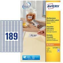 Image du produit Avery Dennison Etiquette multi-usage, enlevable, 25,4 x 10 mm