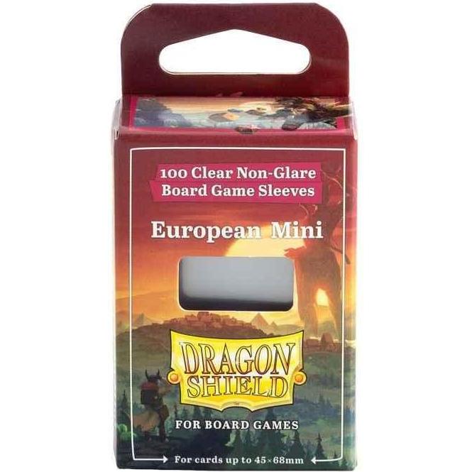 Arcane Tinman Dragon Shield: Board Game Sleeves Clear/NonGlare – European Mini (100)