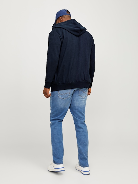Produktbild Jack & Jones Durchgehender Reissverschluss Plus Size Hoodie (8XL)