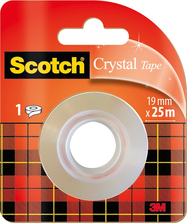 Image du produit Scotch Bande adhésive Crystal Clear 600 (19mmx25m) (19 mm)