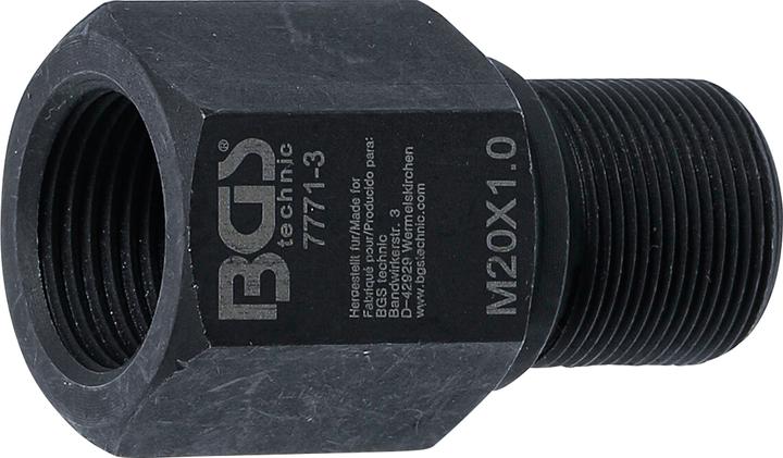 Actual product image BGS Disassembly Adaptor from 7771 M20 x M20 x 49 mm